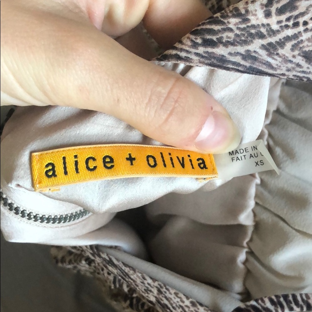 NWOT Alice + Olivia backless cocktail dress - Picture 4 of 5